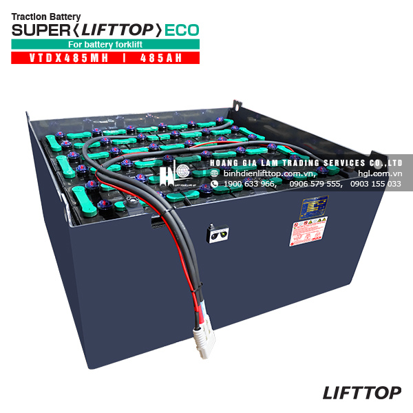 Bình điện xe nâng LIFTTOP VTDX485MH 72V - 485Ah